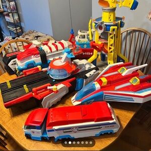 Colorful Rescue Vehicle Playset